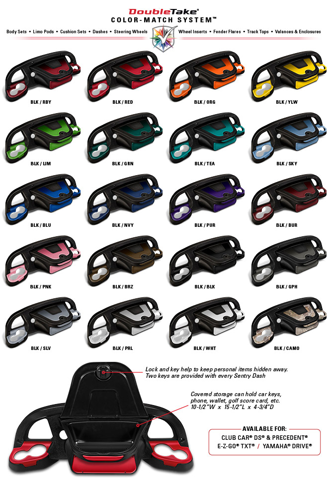 DoubleTake SENTRY Dashboard for Yamaha DRIVE/G29 (Choose Color